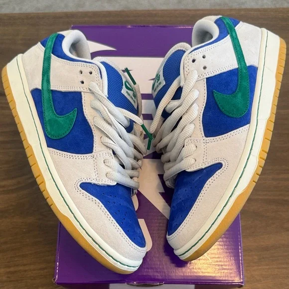 Nike SB Dunk Low Pro Blue and Teal Sneakers - Picture 2 of 15